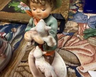 Hummel: Young Boy Tending to His Sheep/Lambs