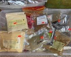 Hundreds of Prepper Foods and Supplies including 12 Gallon Buckets all labled. Fabulous Find!