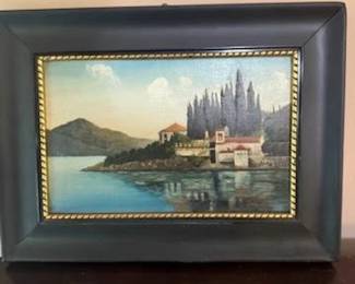 Framed art. Idyllic Scene