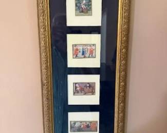 Beautiful art matted and framed