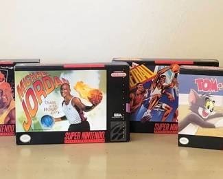 Super NES Games In Boxes