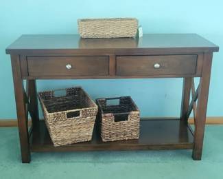 LEVIN Console Baskets