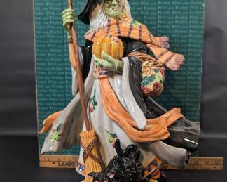 Fitz And Floyd Halloween Harvest Witch Figurine