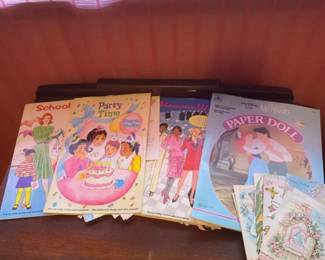 Vintage Paper Doll Books