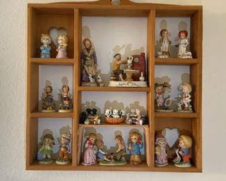 Collectible Figurines  Animals With Display Shelf