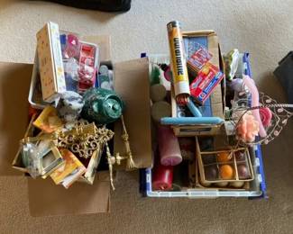 Huge Lot of Candles and Candle Holders