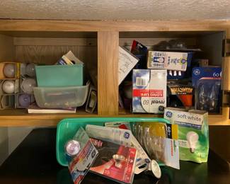 Lot Of Light Bulbs Various Kinds