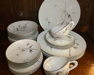 Sango Japan Bamboo Knight China Set For Four