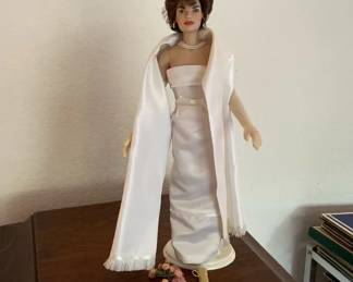 Jackie Kennedy Doll in 1962 White Dress