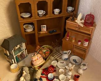 Vintage Doll House Dishes  Accessories