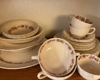 Vintage Simpsons Potters Ltd In Cobridge Floral Dishes