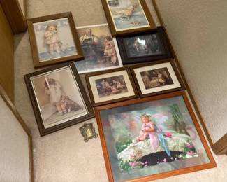 Framed Art Prints of Vintage Children and Babies