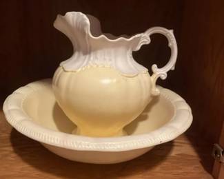 1984 Arners Handmade Pitcher And Bowl