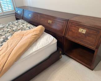 Henredon queen bed and headboard 