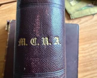 Extraordinary 4 volume large bound journal from 1843-1845 of travels in Europe, you have to see to believe