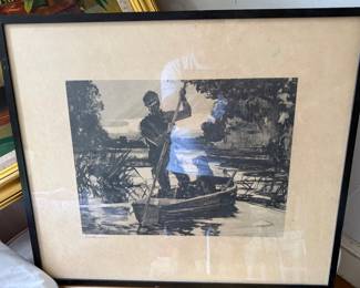 Frank Weston Benson Signed Etching