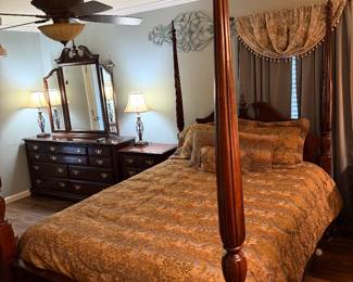 Bed frame, mattress, head board foot board