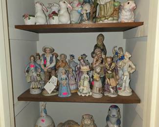 Vintage porcelain figurines