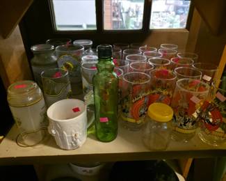 Vintage glassware