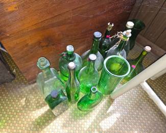 Green glass
