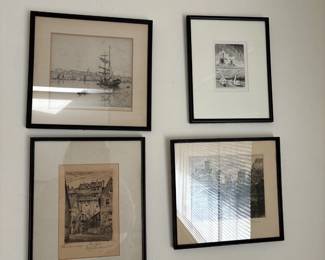 Vintage prints and art