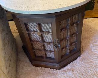 Mid century Bose speaker end table 
