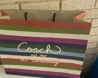 Empty coach bag 