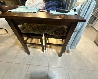 Dining table with chairs