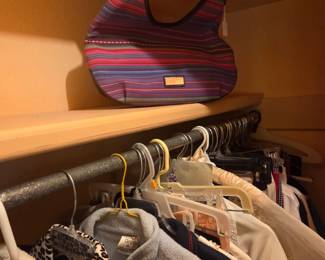 More clothing, some never worn.