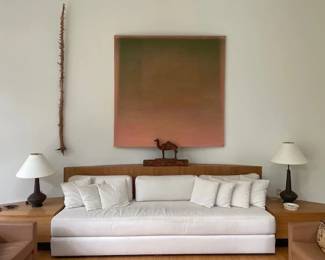 POWERS BOOTH OVERSIZE PAINTING