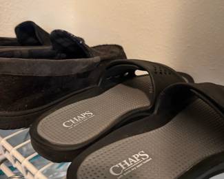 Chaps Mens Memory Foam Flip Flops