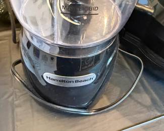 Hamilton Beach Stack Press Food Chopper Base and Bowl
