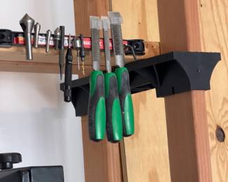 Assorted Hand Tools and Magnetic Tool Organizer