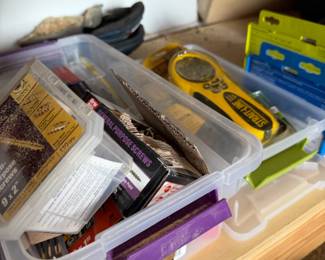 Assorted Hardware and Tools Organizer Lot