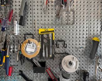 Wall Control Metal Pegboard Tool Organizer Kit