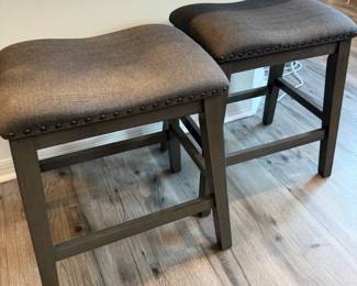 Adrien Saddle Counter Stool Set of