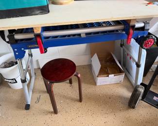WORKPRO in Portable Workbench Miter Saw Stand