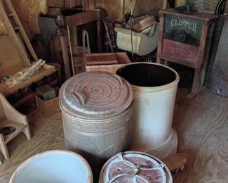 Barn loaded full with prinitives