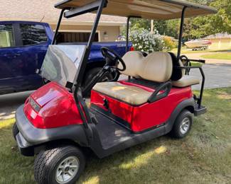 golf cart available for pre sale $4500. Gas powered