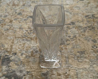 Lot 28: Godinger Vase & Plastic Tulips