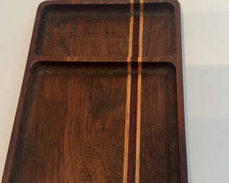 Lot 46: Handmade Wooden Key Tray