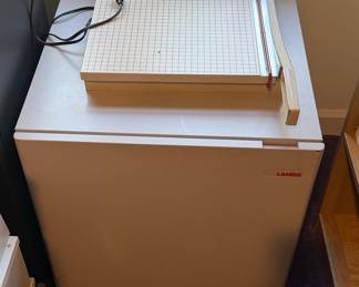 Lanier Office Cabinet with Boston 2615 Paper Cutter