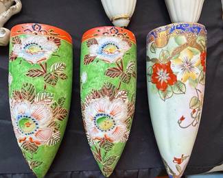 Japanese Satsuma Style Porcelain Knife Rests