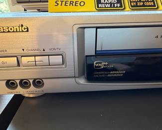 Panasonic PV-V4624S 4-Head Hi-Fi Stereo VCR with VCR Plus+ Silver