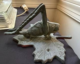 Cast Iron Grasshopper Boot Scraper