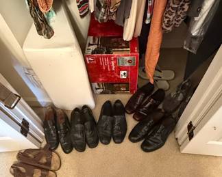 Assorted Men's Dress Shoes and Sandals