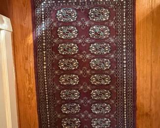 Tekke Bokhara Hand-Knotted Wool Rug