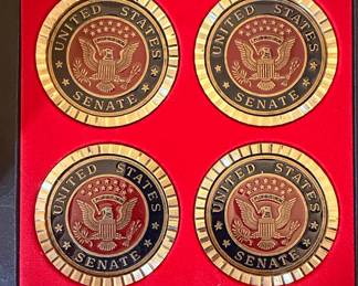 United States Senate Commemorative Medallion Set - Set of 4