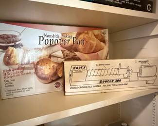 Norpro Nonstick Linking Popover Pan and Zook's Zooker 300 Nut Buster