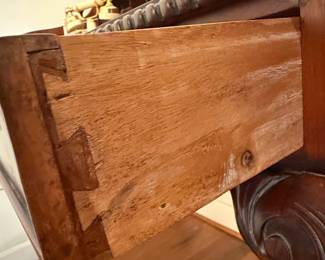 Chippendale Escritoire Secretary Desk with Ball and Claw Feet